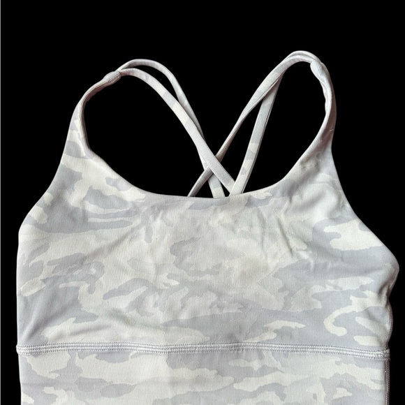 Lululemon Athletica White Camouflage Sports Bra - Picture 6 of 7